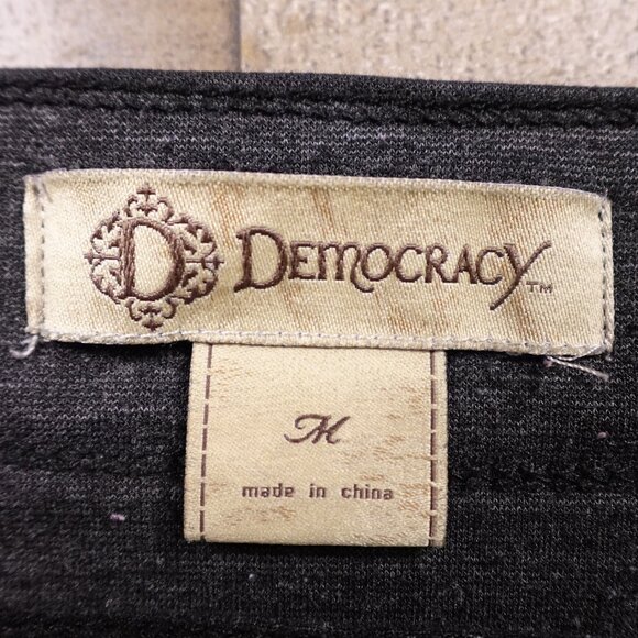 Democracy high waisted leggings women's medium heather charcoal - Picture 3 of 13